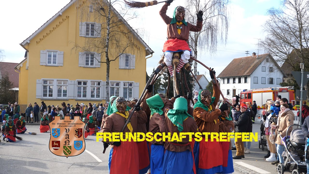 Fasnet VAN Freundschaftstreffen in Moosheim Teil 1