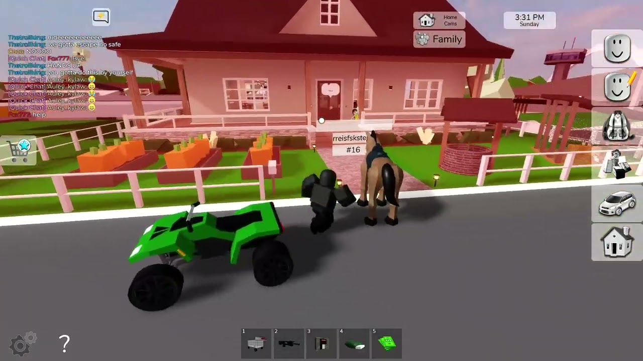 trolling and robbing people in roblox brookhaven