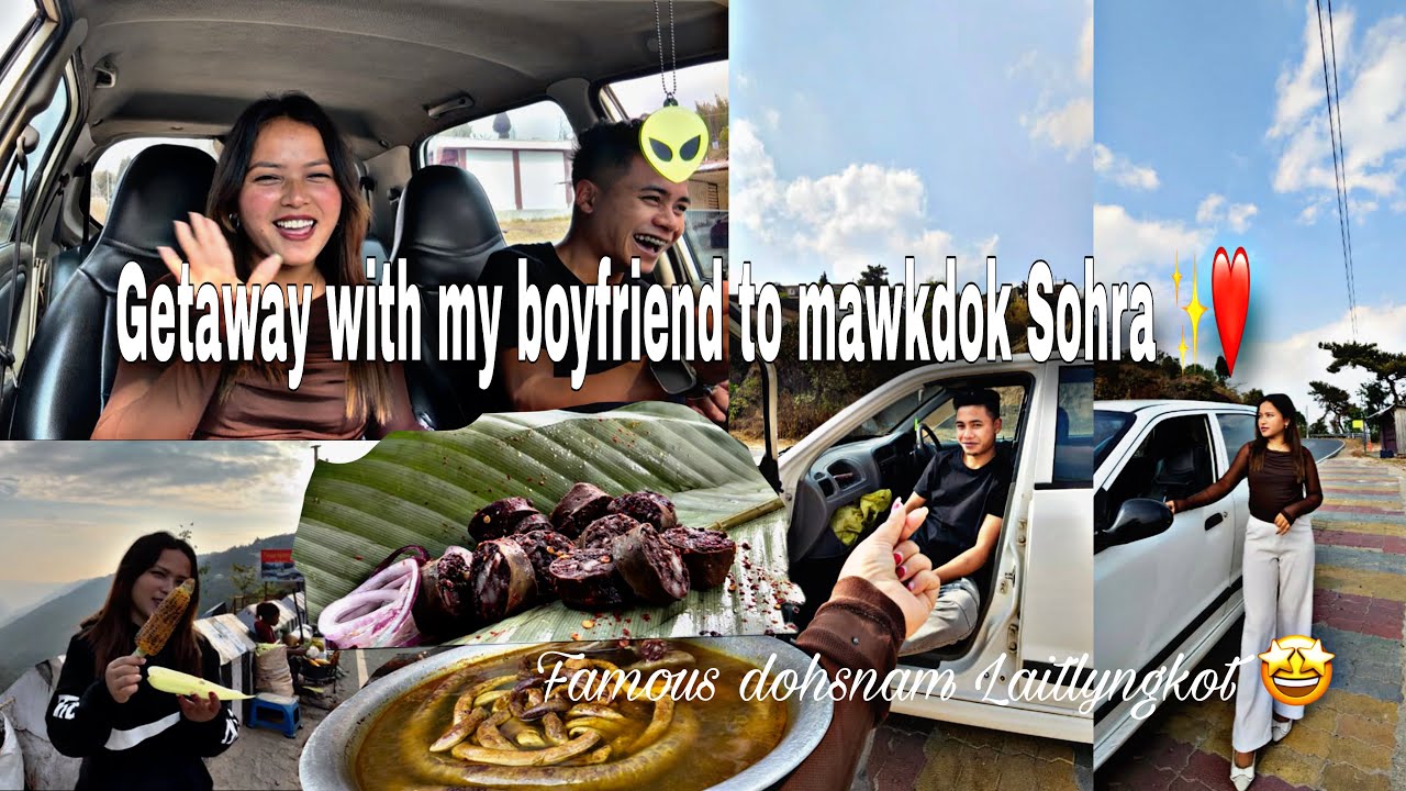 Getaway with my boyfriend to Mawkdok SOHRA✨❤️#getaway #boyfriend #couplevlog #meghalaya #explore 