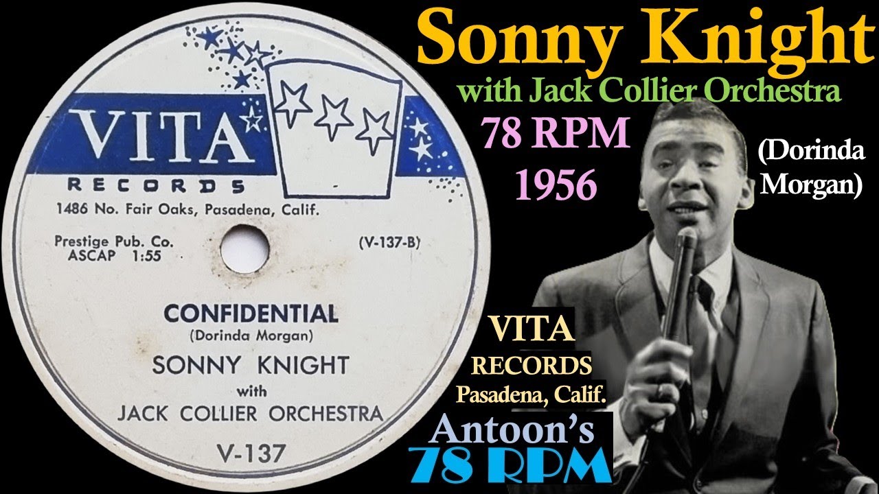 Sonny Knight | Confidential | Vita 78 rpm | 1956 USA