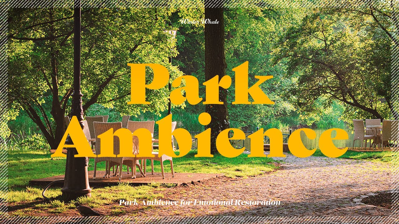 Tranquil Park White Noise for Peaceful Ambience | White Noise, Nature Sounds, 공원 백색소음, 자연의 소리