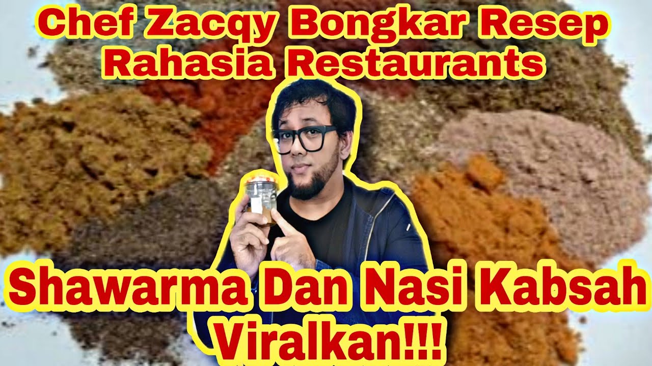 VIRALKAN!!! Ini RESEP RAHASIA BUMBU ASLI SHAWARMA DAN NASI Kabsah TerNikmattttt..