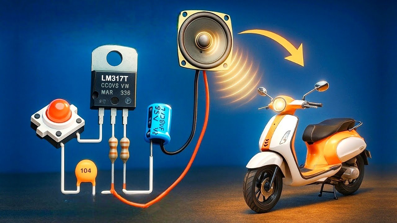 Build a Real Horn Sound Circuit for Car & Bike |Easy DIY Project