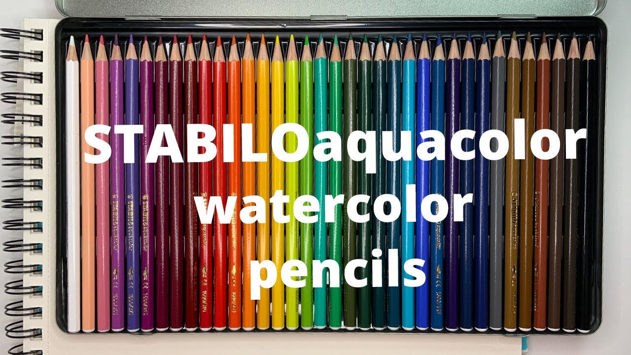 STABILO aquacolor - watercolor pencils - can they compete with more expensive brands
