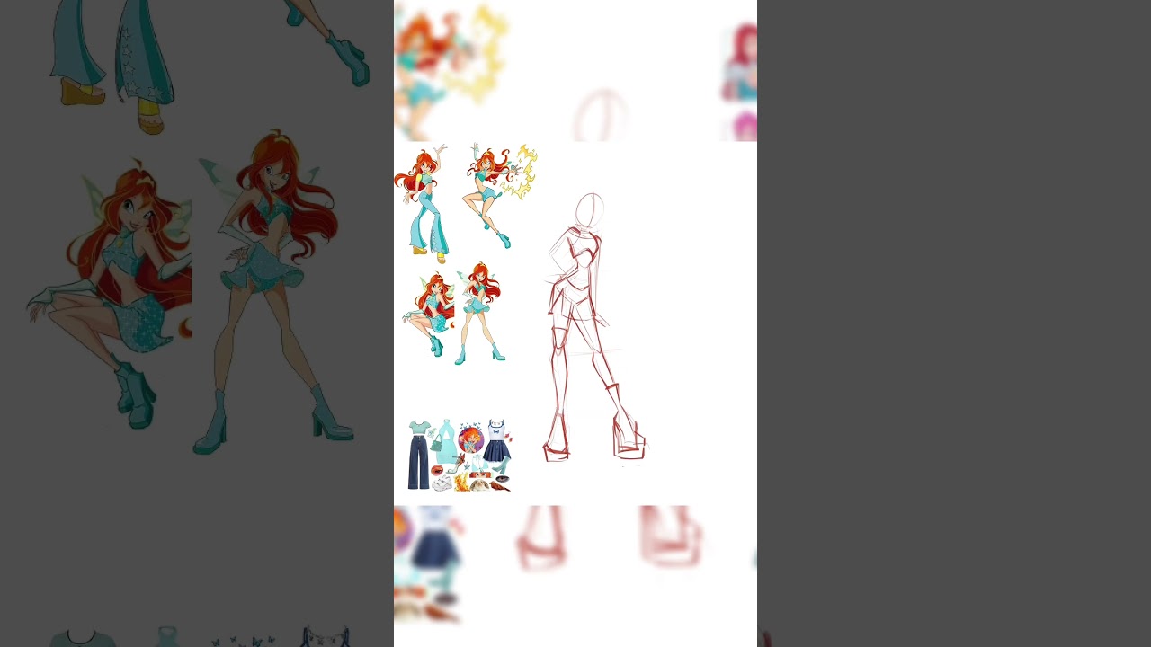 🔥BLOOM - WINX CLUB speed paint 🔥