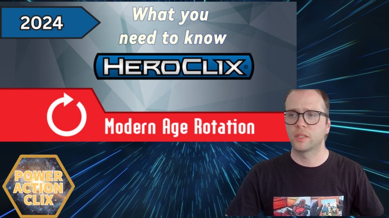 Heroclix Modern Rotation 2024 Announcement and What you need to know.