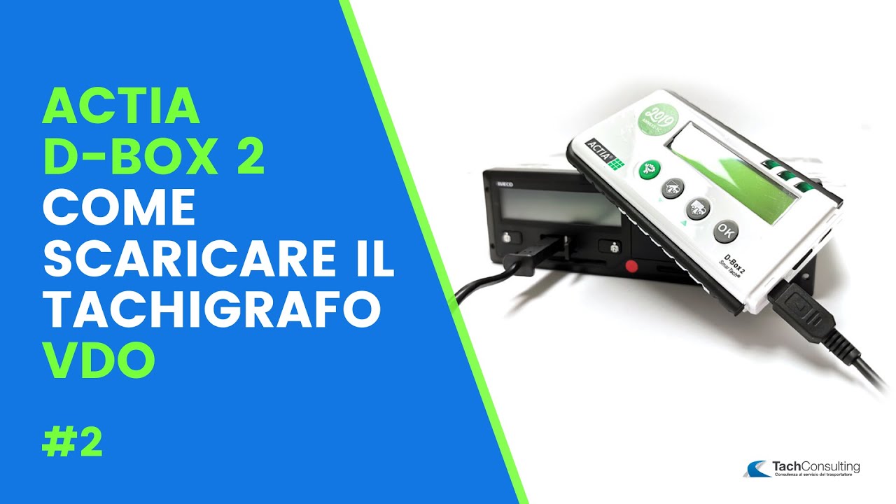 #2 Actia D-Box 2- Come scaricare il tachigrafo VDO