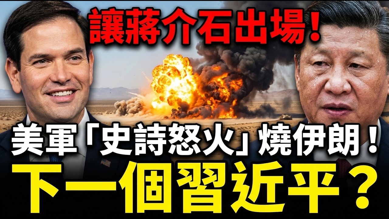 【讓蔣介石出場！】美國「史詩怒火」燒伊朗，下一個就是中共？
