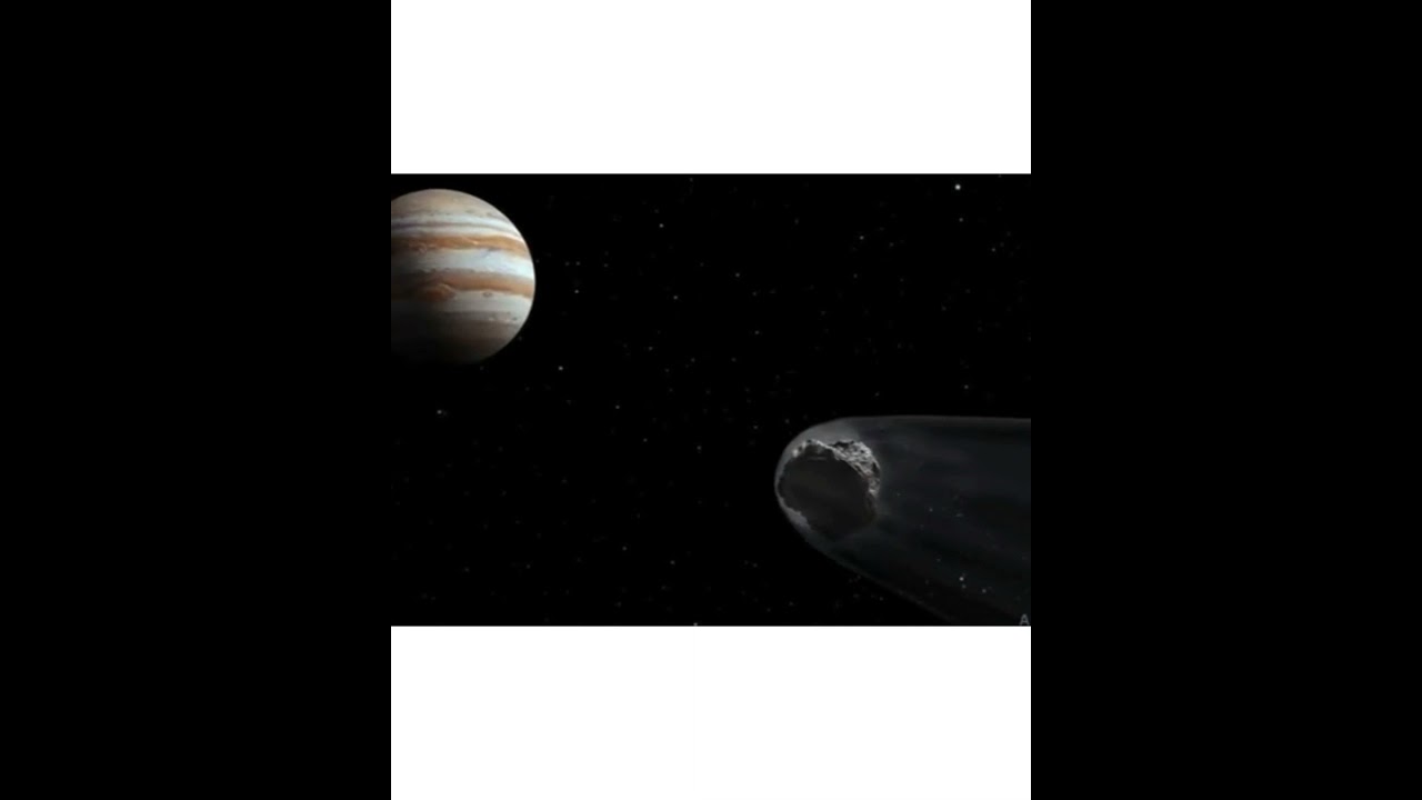 Shoemaker levy 9 hitting Jupiter !