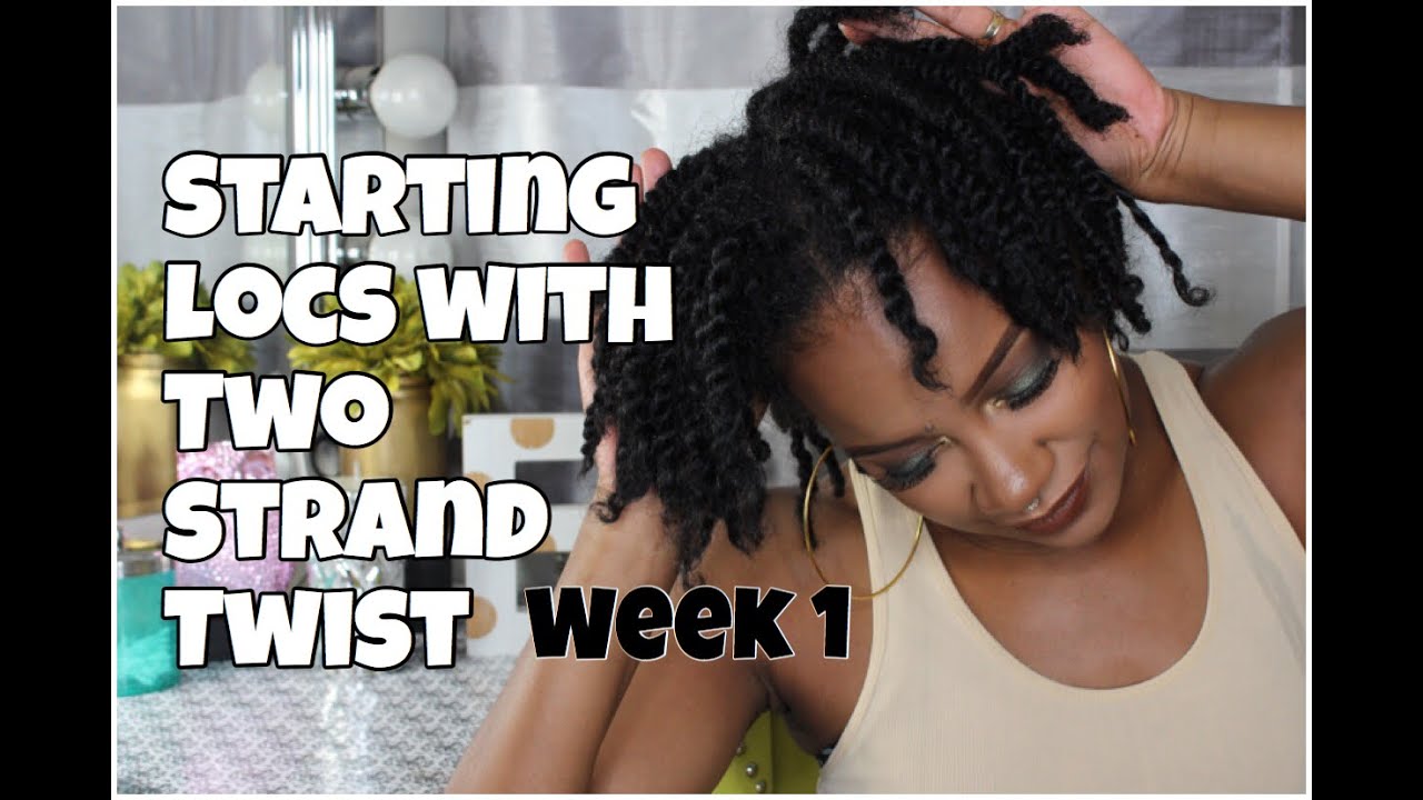 Loc Journey | 1 WEEK STARTER LOCS | Two strand Twist loc Method | Why I'm deciding to Loc