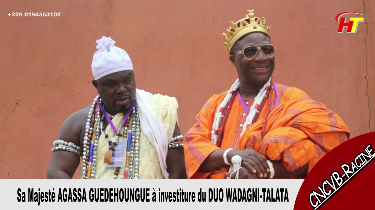 Investiture du duo WADAGNI et TALATA à Parakou : Sa Majesté AGASSA apporte son prestige