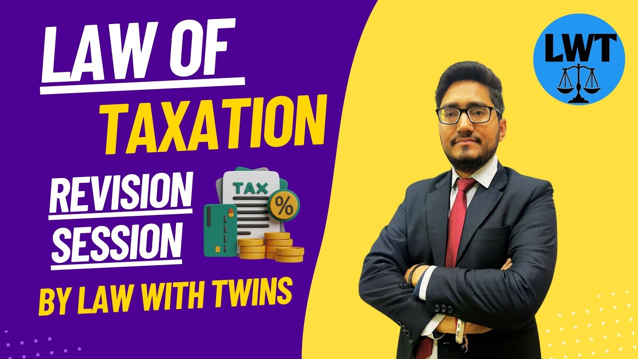 Law of taxation | revison session | income tax act | ccsu | msu | hpu | pu | CU |all universities |
