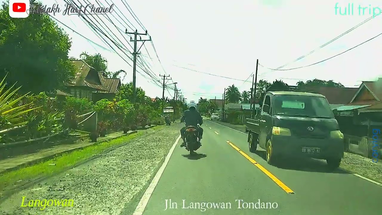 Trip Langowan Kakas Mulai dari Zero Point Kota Langowan.#minahasa #sulut #familytri