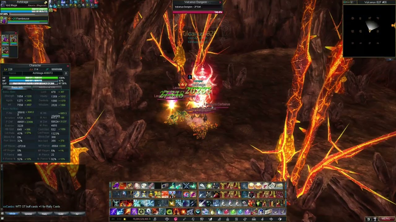 Rappelz 9.9 Void Mage Vulcanus medium luck build