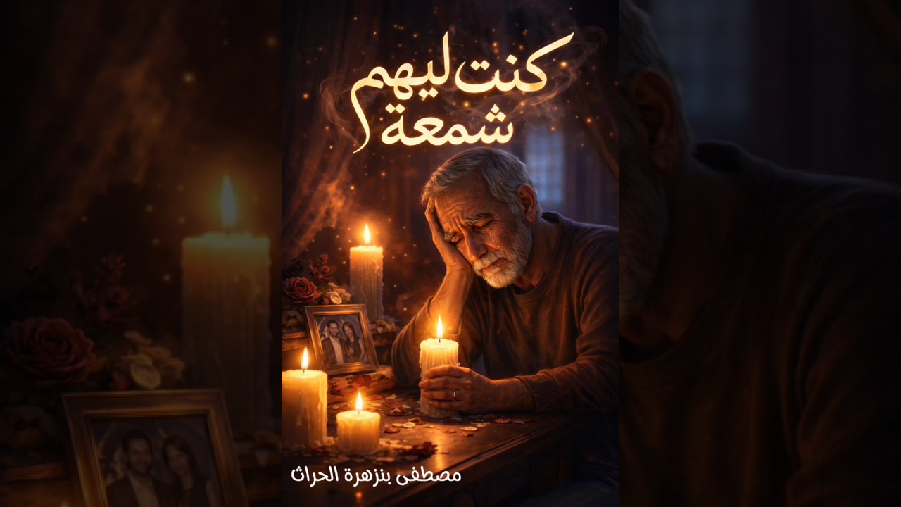 كنت ليهم شمعة كلمات عبد ربه مصطفى بنزهرة الحراث وتوضيب المبدعة إبنتي آية مصطفى الحراث 