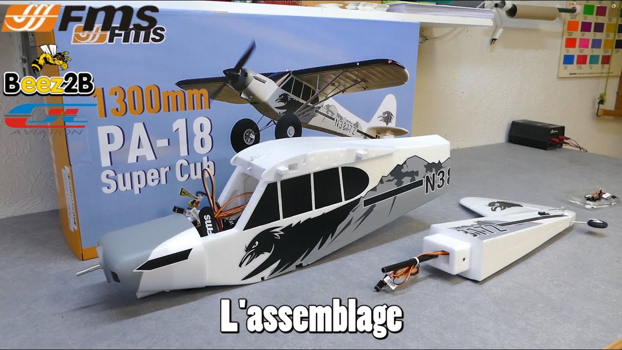 FMS PA-18 1300mm - Partie 2 - Montage