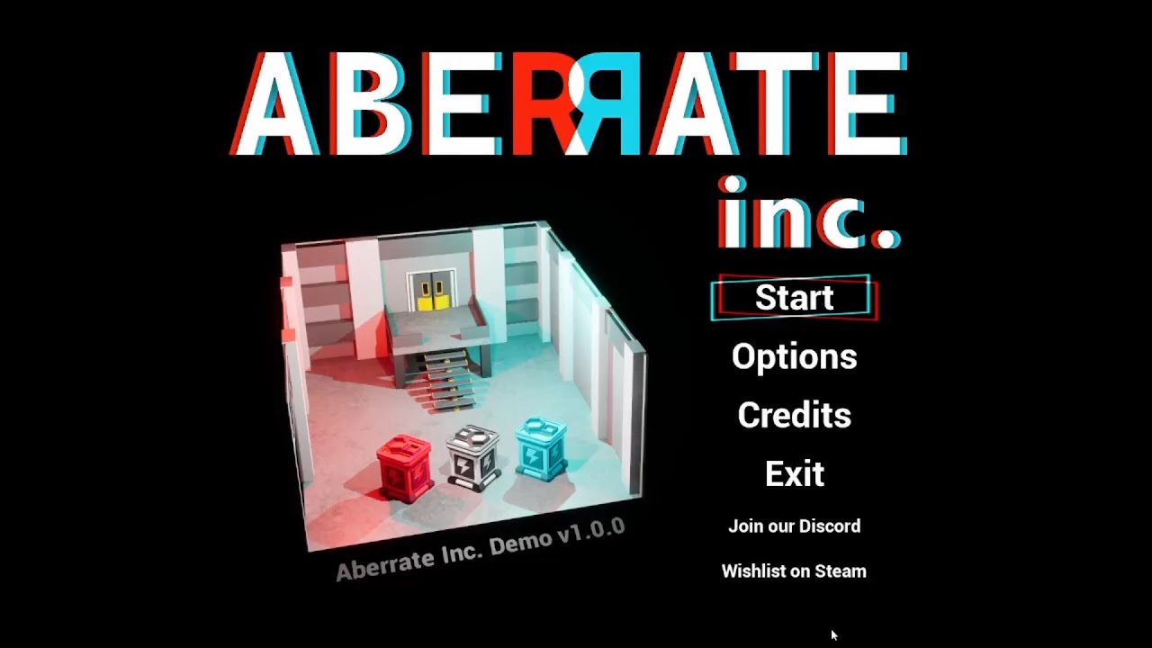 Aberrate Inc demo, a casual fun puzzle game, small robot included