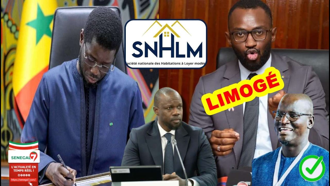 Diomaye limoge Bassirou Kébé Direction Générale de la Sn HLM : Découvrez les véritables raisons