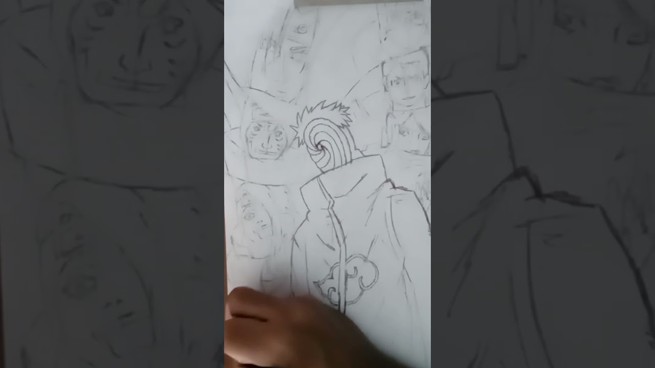 Draw Akatsuki #akatsuki #naruto #draw