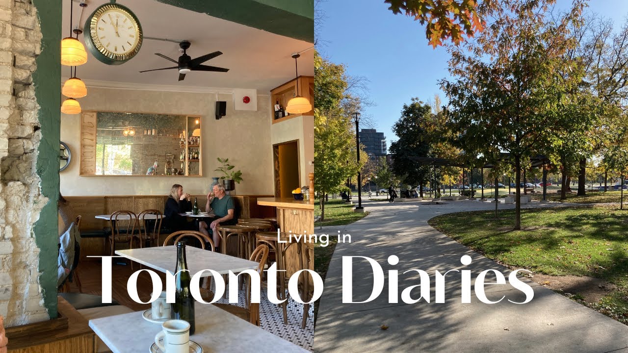Living in Toronto Diaries| Cafe hopping, spending time with friends, peaceful city walks| vlog