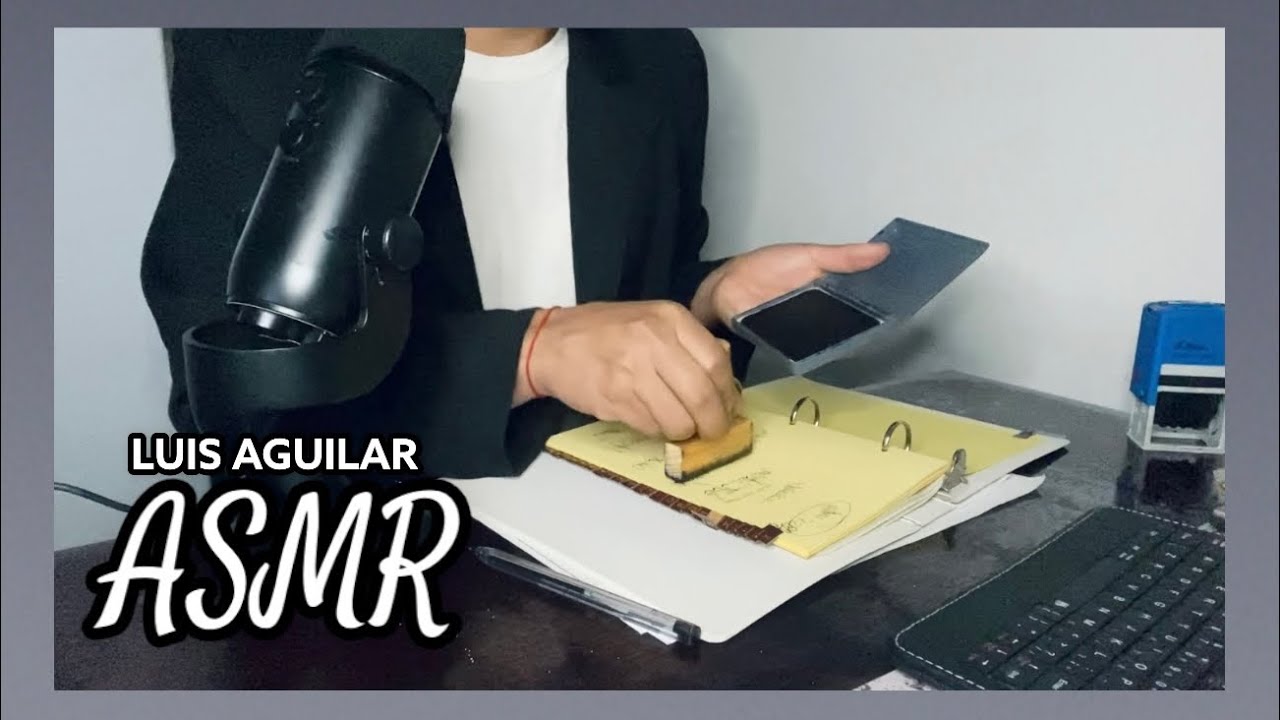 ASMR |🪪TRAMITANDO TU CREDENCIAL | ROLEPLAY✍️