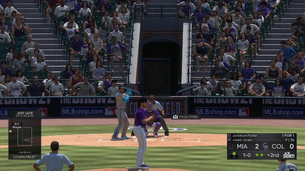 MLB The Show 21 2025 Fantasy draft Marlins Jurikson Profar home run #13 480ft