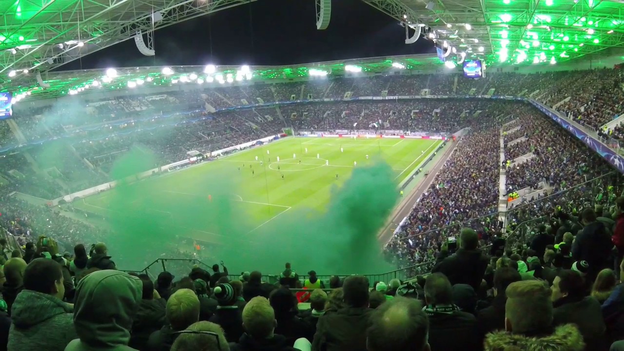 BORUSSIA M&acute;GLADBACH - CELTIC FC 01.11.16 CELTIC SUPPORTERS at BORUSSIA PARK 60FPS HD