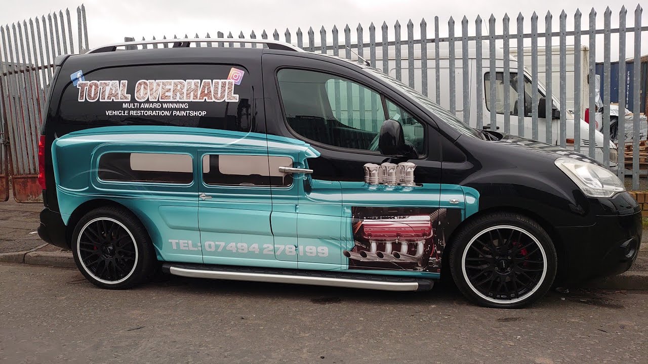 modified #citroenberlingovan, repainted / colour change. restored and more #modified #citroen