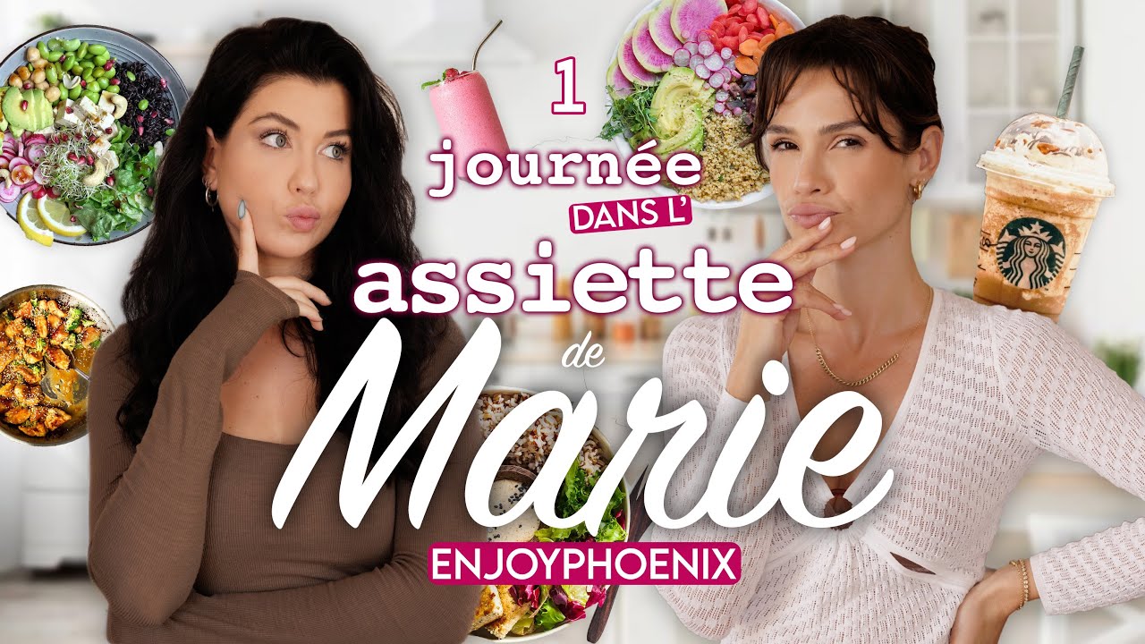 MARIE (Enjoy Phoenix) : Une JOURNEE dans son ASSIETTE !!! Starbucks, Ubereat, healthy - Sissy Mua
