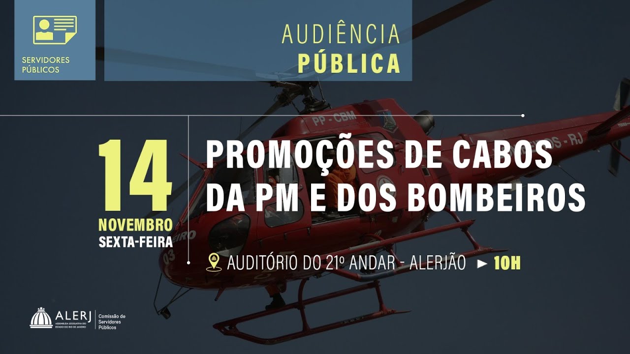 Audiência Pública | Promoções de cabos da PM e dos bombeiros