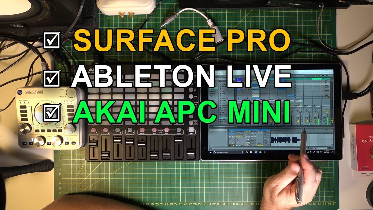 Microsoft Surface Pro with Ableton Live Part 2 - Akai APC Mini