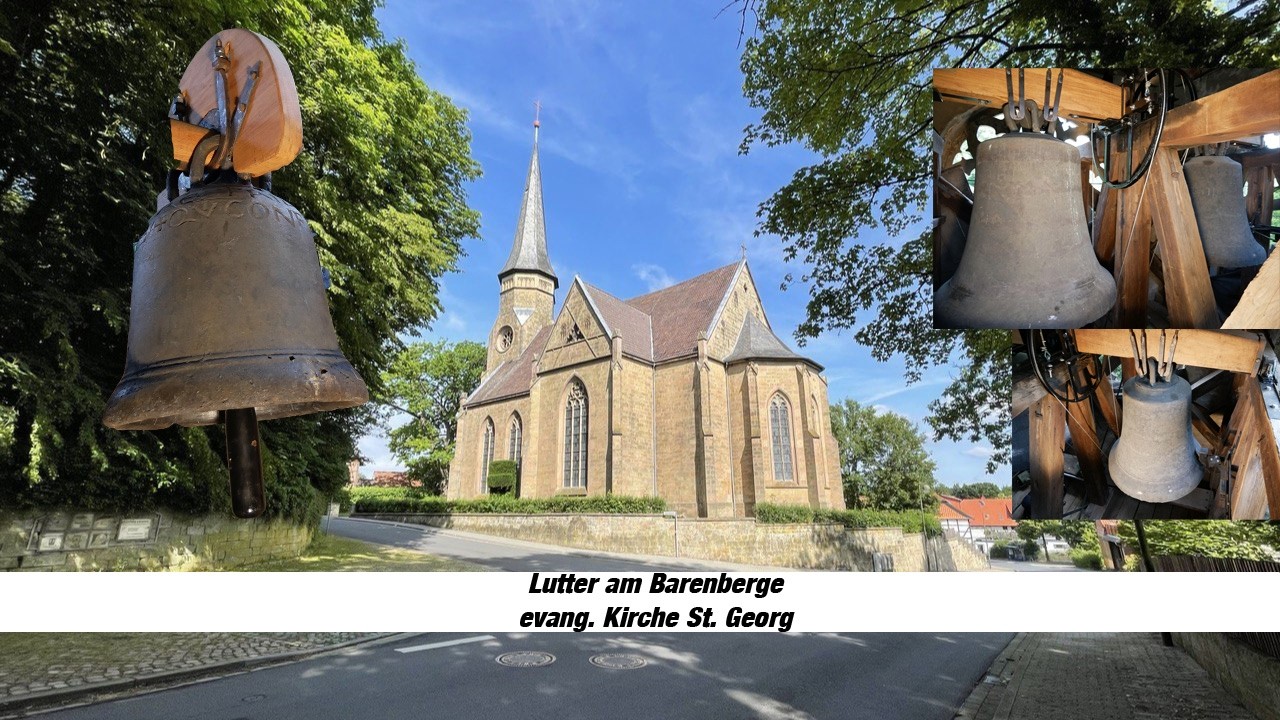 Lutter am Barenberge [D.-GS] - evang. Kirche St. Georg, Geläutepräsentation