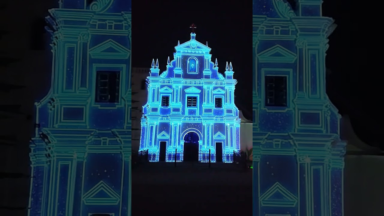 3D light effects on Church