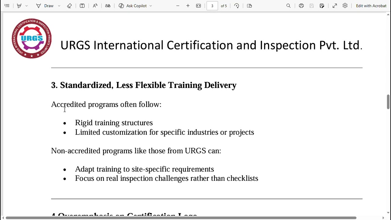 ISO 9712 NDT Level II Training, Examination & Certification | URGS International