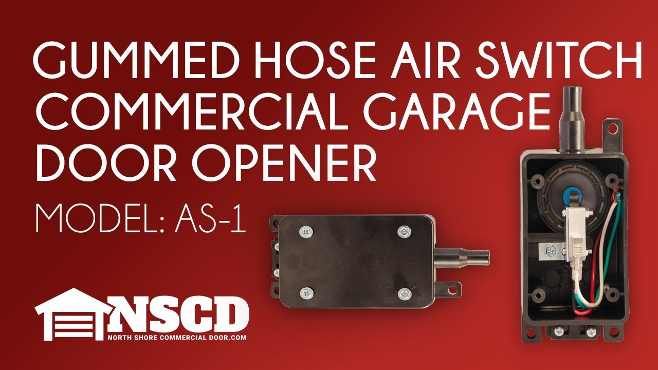 Commercial Garage Door Opener Gummed Hose Air Switch AS-1