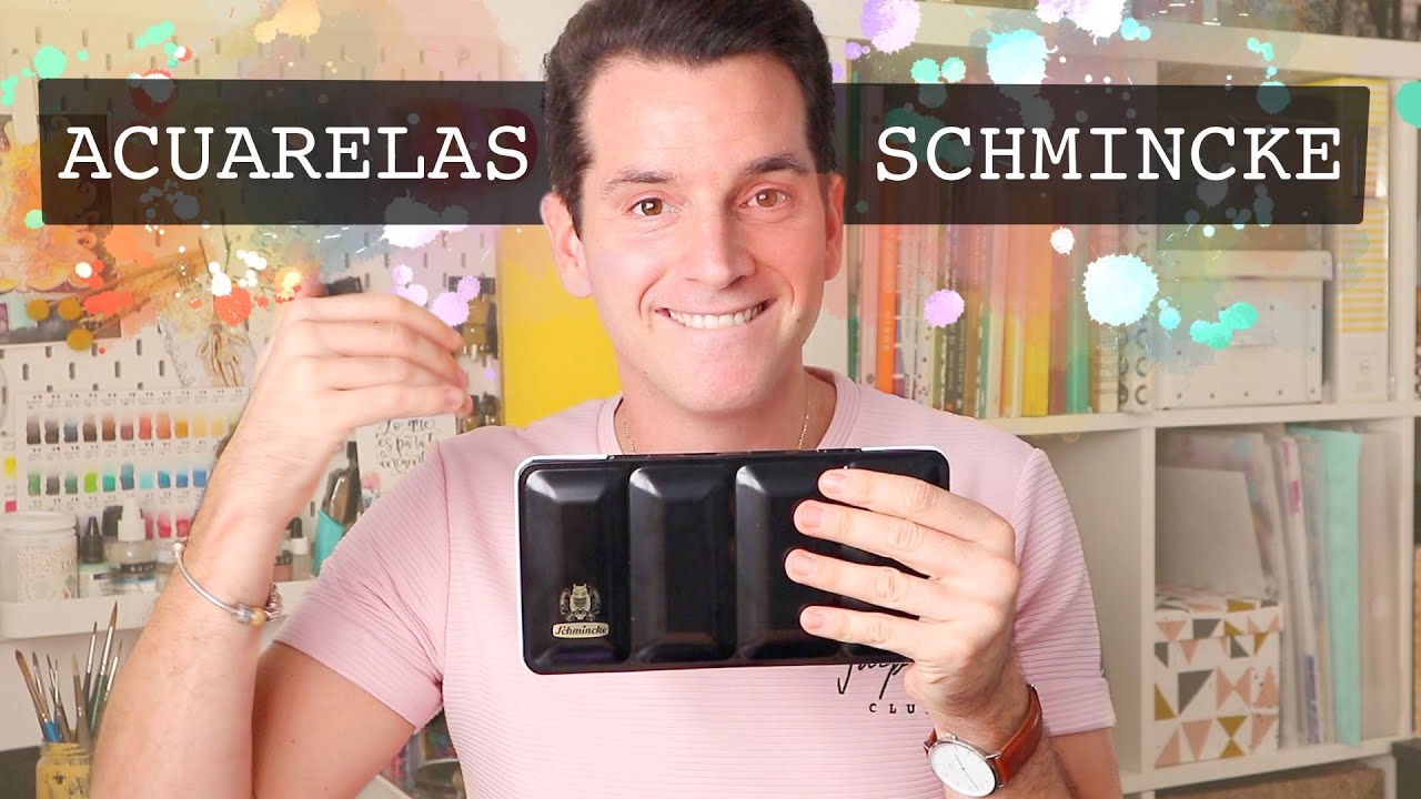 ACUARELAS SCHMINCKE | Unboxing & Lámina inspirada en ANA VICTORIA CALDERÓN