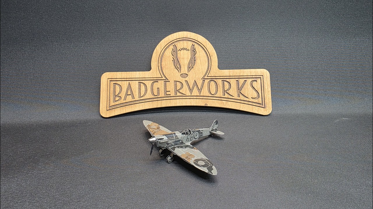 Создание истребителя Metal Earth Supermarine Spitfire