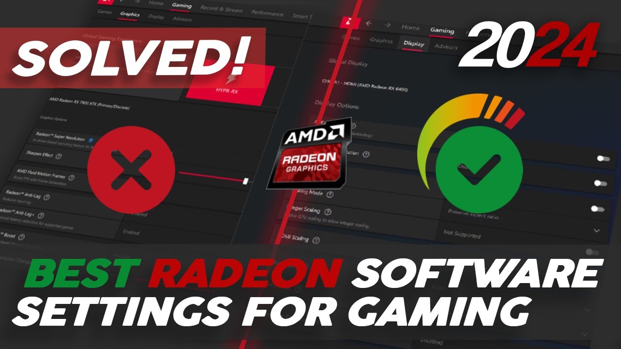 OFFICIAL AMD RADEON SETTINGS: ✅ 2024⚡ BEST AMD SETTINGS To Boost FPS For Gaming & Performance