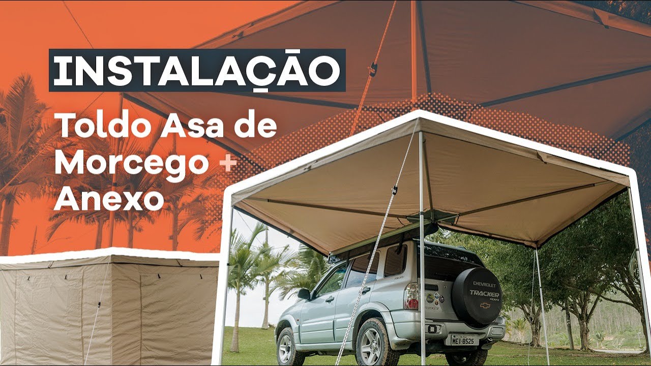 TUTORIAL DE INSTALAÇÃO TOLDO AUTOMOTIVO | Blue Camping