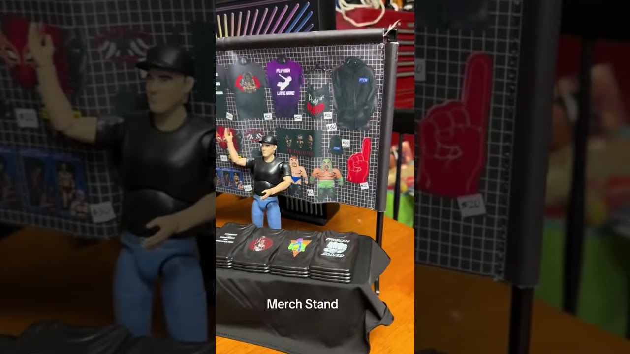 Merch Stand Playset from figures toy company 