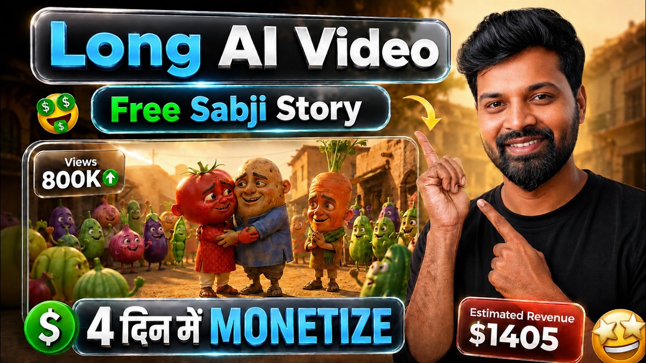 Create AI Vegetable Stories (Full Course) 🤯 How to make AI videos | Easy Tutorial for Beginners