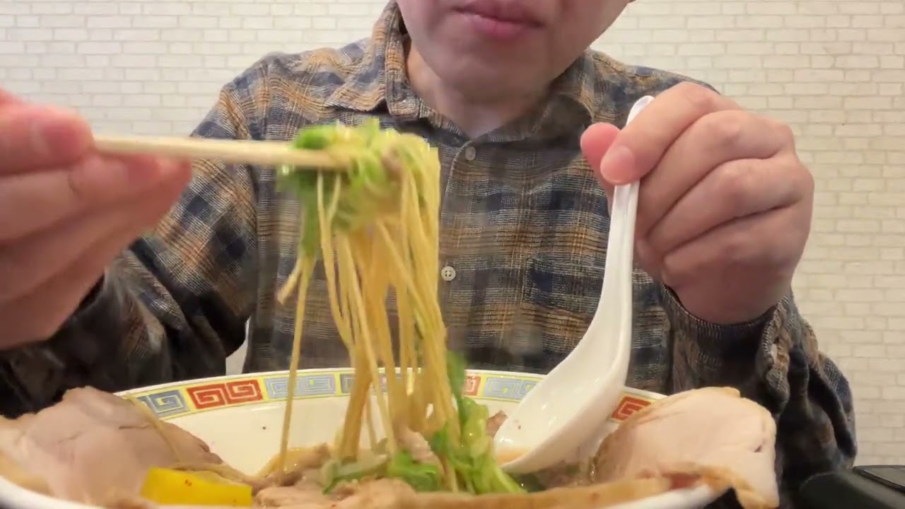 もっこす松原店　チャーシュー麺　朝5時からやってる