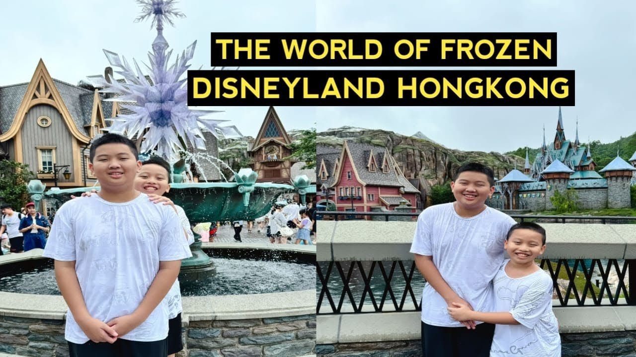 WORLD OF FROZEN DISNEYLAND HONGKONG | SERU BANGET MAIN SEHARIAN DISINI