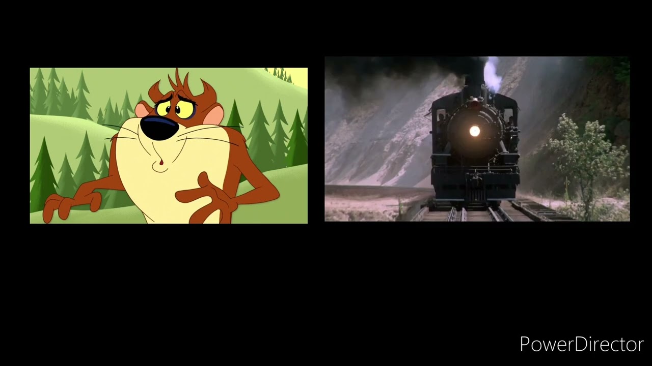Stand by Me and Looney Tunes Show Train Scene Comparison