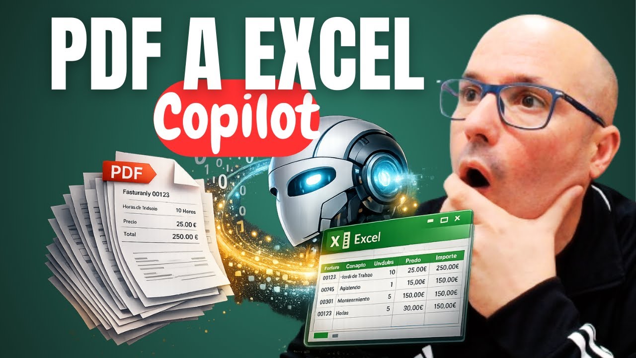 🤯 IMPORTAR DATOS de PDF a EXCEL con COPILOT (TABLAS AUTOMÁTICAS)