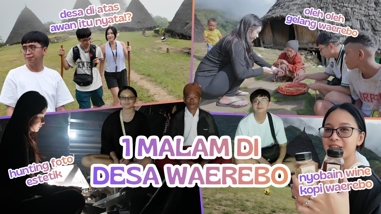 TIDUR BERSAMA 20+ STANGER DI DESA WAEREBO?! - Eps.99 #vlog 