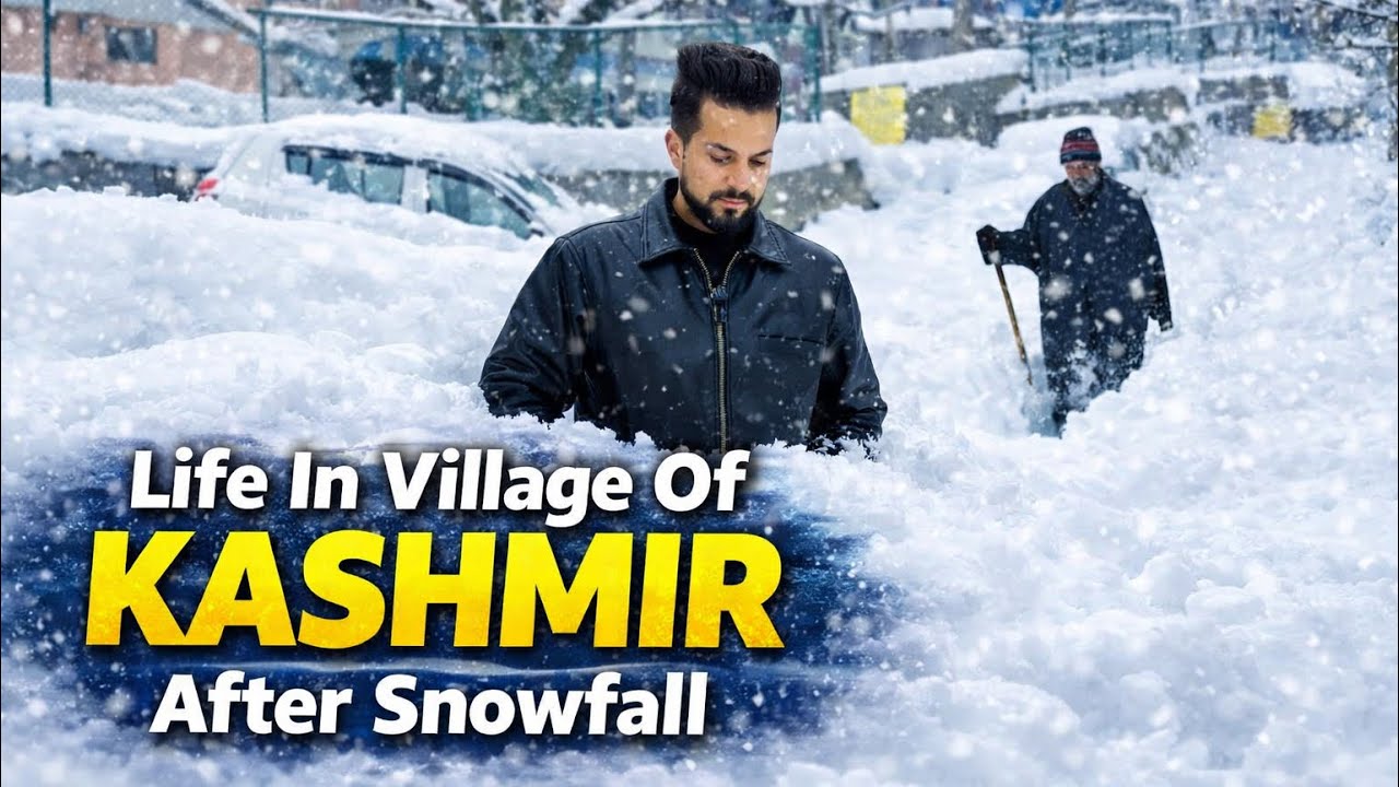 Life In Vilages Of Kashmir After Snowfall