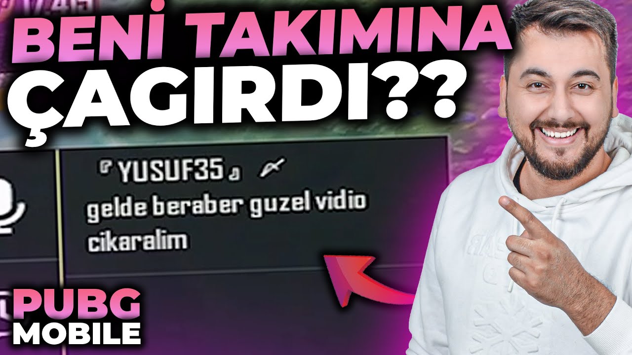 BENİ TAKIMINA ÇAĞIRDI??? / PUBG MOBILE