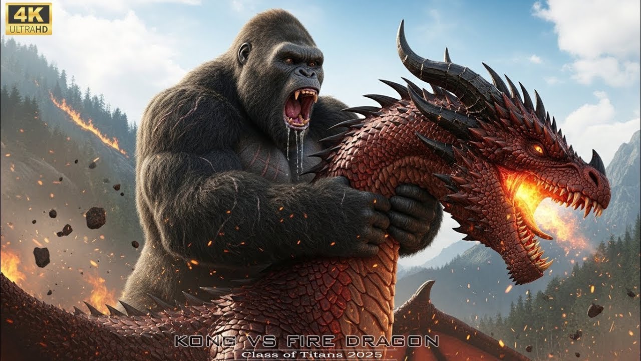 King Kong And Lion vs. Titanoboa Snake: An Unexpected Clash İn The National Park