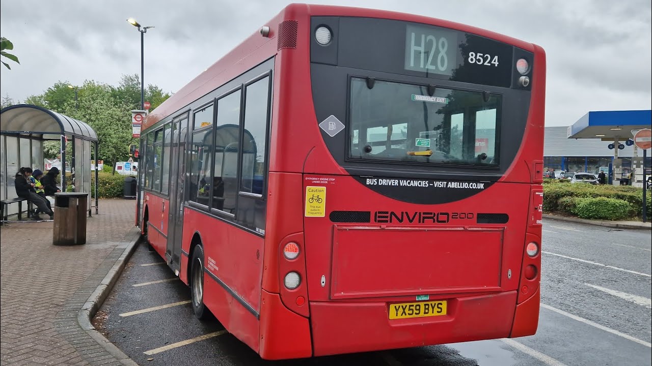 *Unrefurbished* Abellio London 8524 YX59BYS Bus Route H28